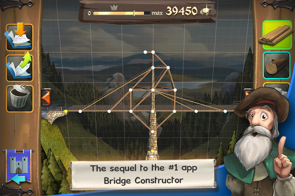 Building a bridge with timber supports